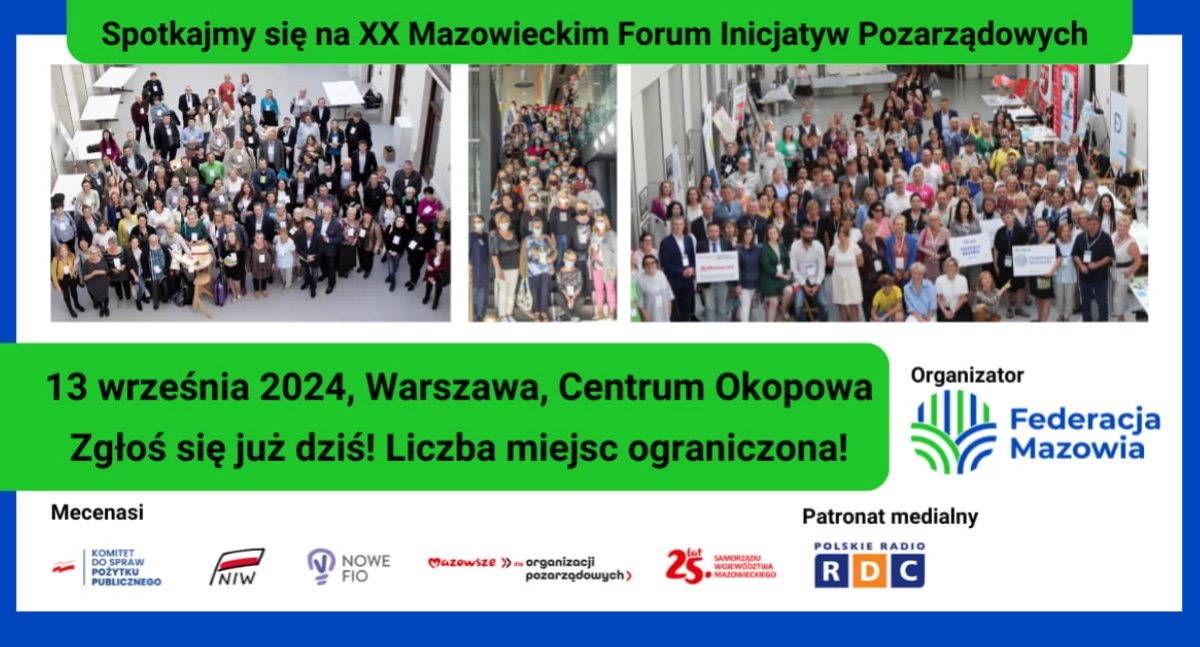 NGO - Stowarzyszania i Fundacje , Mazowieckie Forum Inicjatyw Pozarządowych - zdjęcie, fotografia