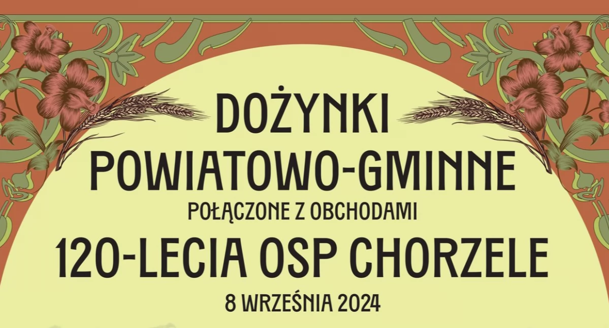 Festyny - Pikniki - Wydarzenia, Powiatowo gminne Dożynki połączone obchodami lecia Chorzele - zdjęcie, fotografia