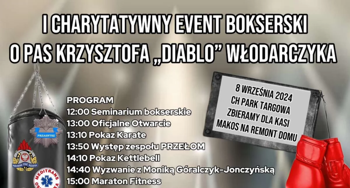 Charytatywne akcje, Charytatywny Event Bokserski Krzysztofa Diablo Włodarczyka [Program] - zdjęcie, fotografia