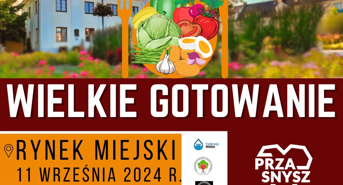 NGO - Stowarzyszania i Fundacje , Wielkie Gotowanie Rynku Miejskim Przasnyszu - zdjęcie, fotografia