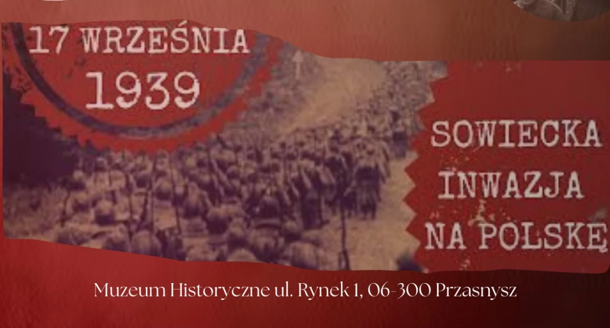 Historia, Prelekcja Andrzeja Białego okazji rocznicy sowieckiej agresji Polskę - zdjęcie, fotografia