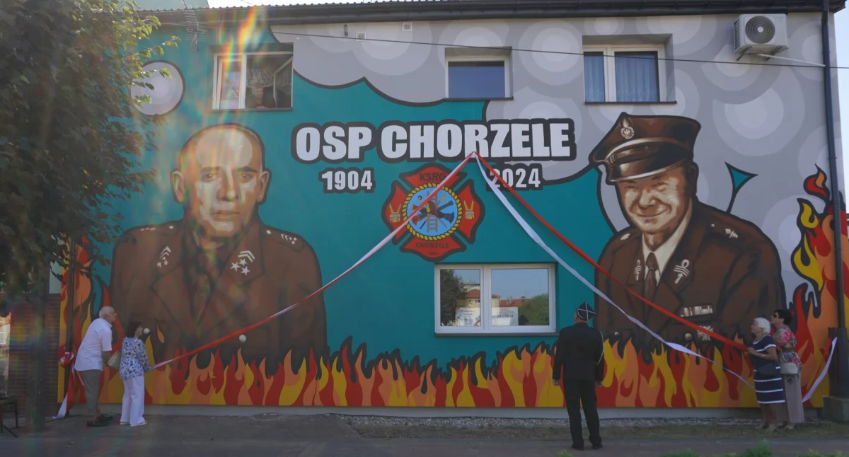 Pożary - Straż , Ochotniczej Straży Pożarnej Chorzelach - zdjęcie, fotografia