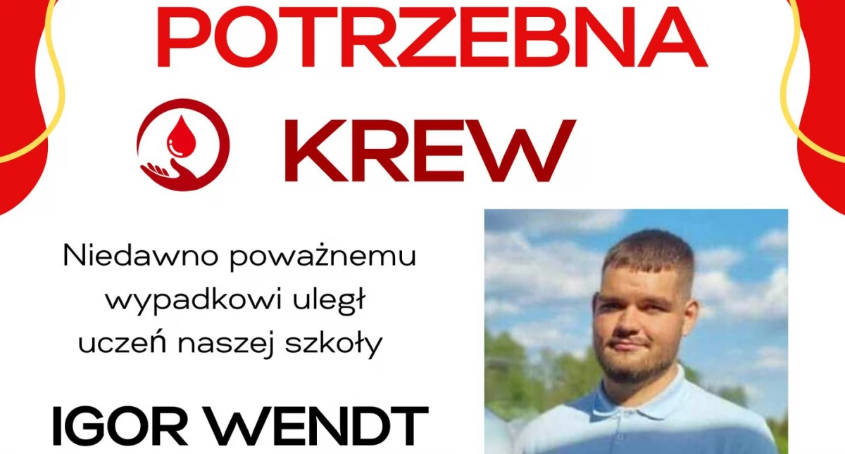 Szkoły średnie, Potrzebna Igora ucznia Przasnyszu Uwaga zmiana terminu - zdjęcie, fotografia