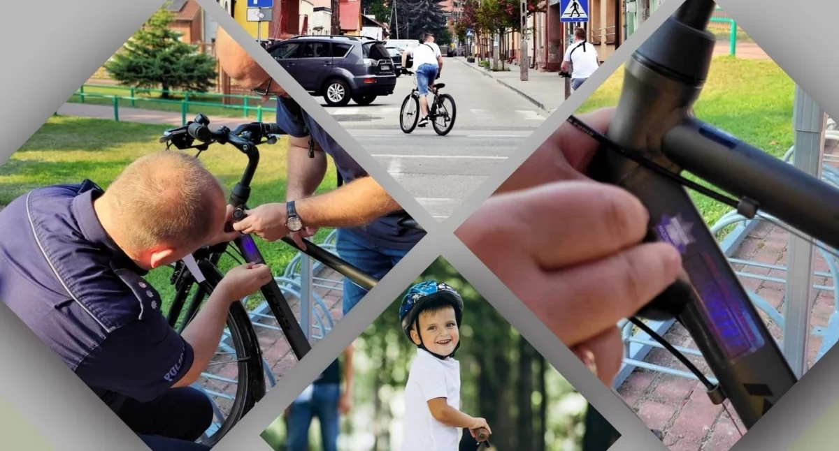 Komunikaty policji , Bezpłatne znakowanie rowerów - zdjęcie, fotografia