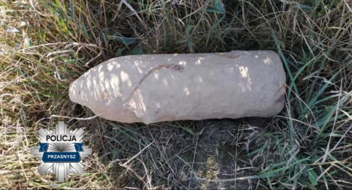 Komunikaty policji , Ujawniono kolejne niewybuchy czasów Wojny Światowej - zdjęcie, fotografia
