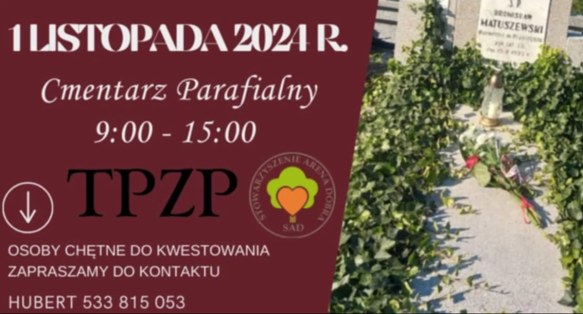Charytatywne akcje, Kwesta rzecz renowacji uszkodzonych zabytkowych nagrobków cmentarzu parafialnym - zdjęcie, fotografia