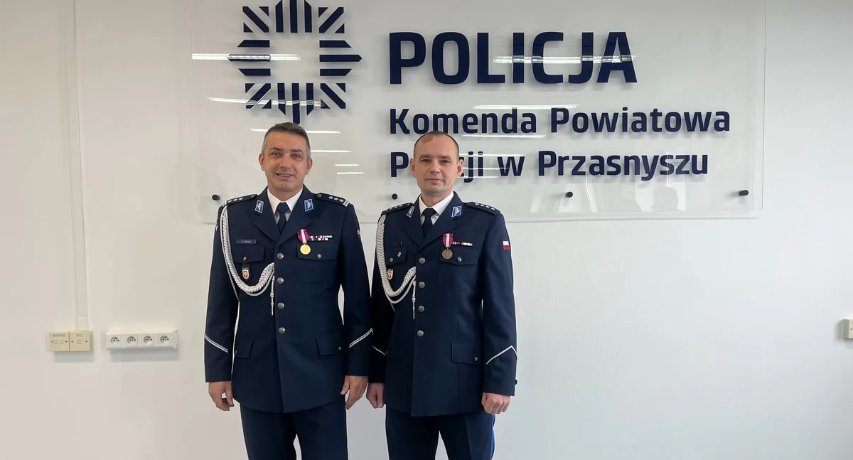 Komunikaty policji , nadkom Jarosław Wylot powołany stanowisko Zastępcy Komendanta Powiatowego Policji Przasnyszu - zdjęcie, fotografia