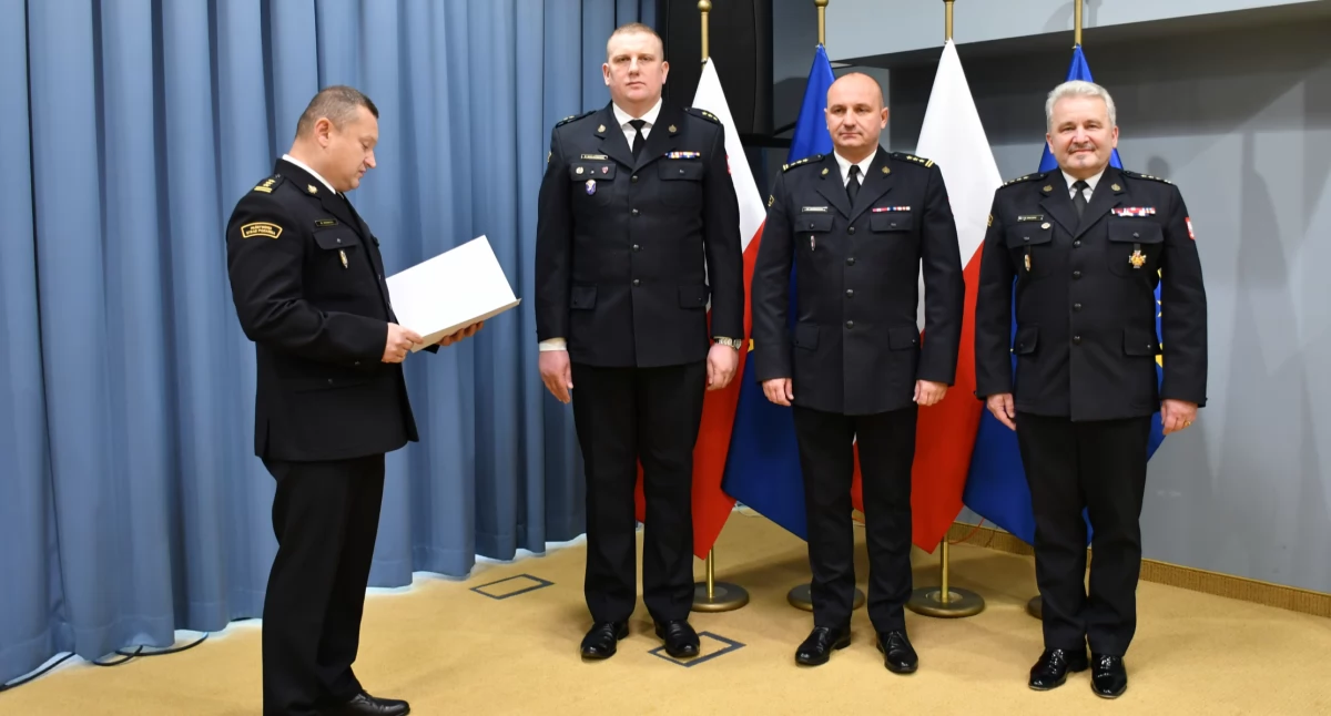 Pożary - Straż , Piotr Kuligowski Zastępcą Komendanta Powiatowego Przasnyszu - zdjęcie, fotografia