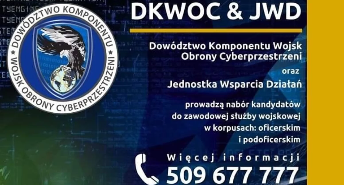 Wojsko, nabór Wojska Obrony Cyberprzestrzeni - zdjęcie, fotografia