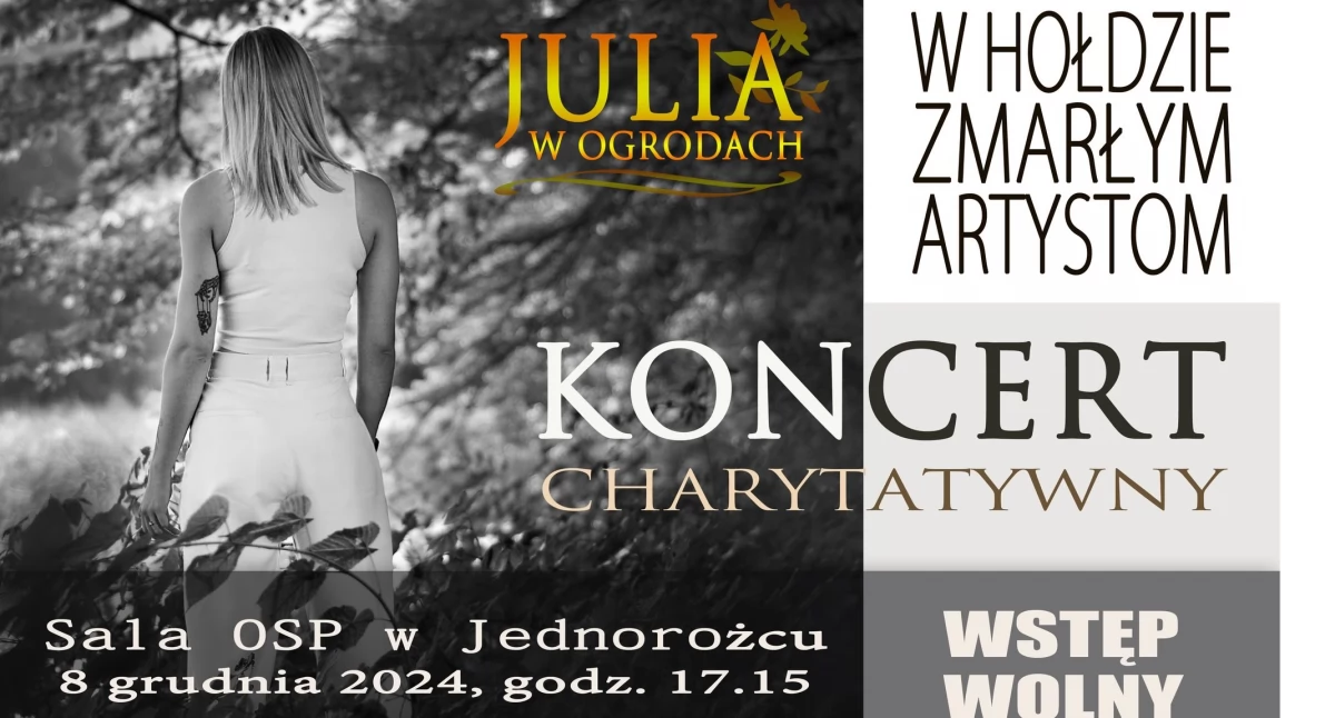 Koncerty, hołdzie zmarłym artystom Koncert charytatywny Jednorożcu - zdjęcie, fotografia