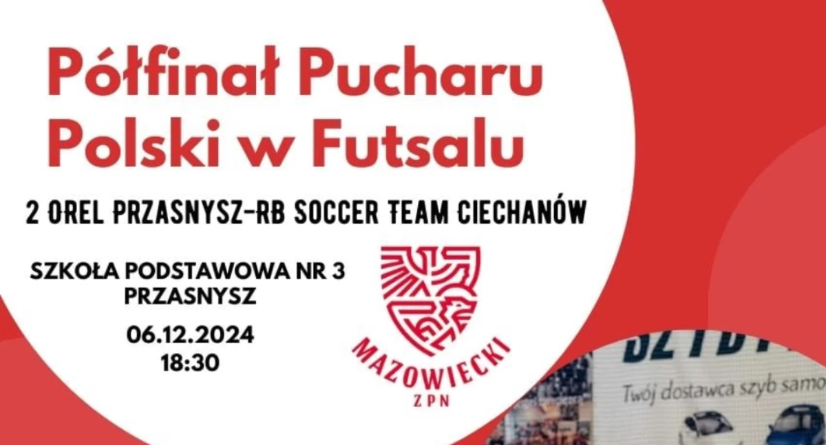 Piłka nożna, Półfinał Pucharu Polski Futsalu - zdjęcie, fotografia