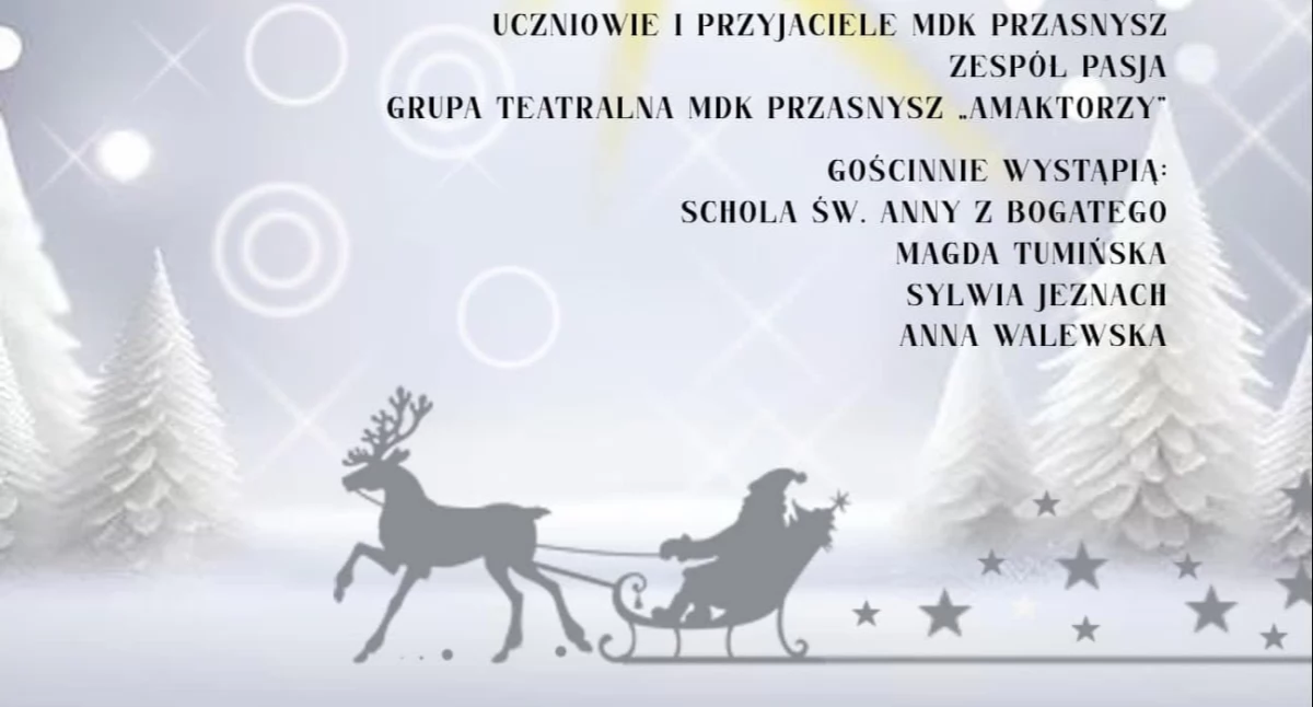 Koncerty, Muzyczna opowieść Świąteczna zaproszenie koncert - zdjęcie, fotografia