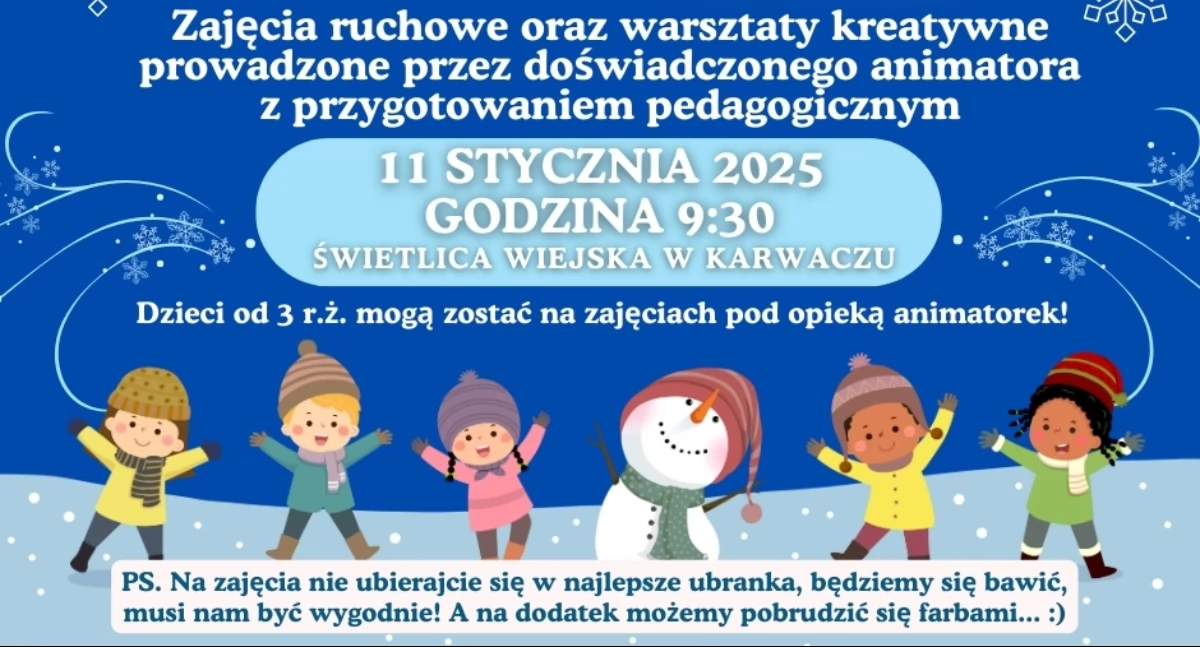 Warsztaty, Animacje warsztaty dzieci Karwaczu - zdjęcie, fotografia