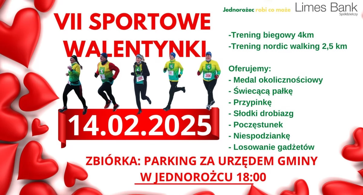 Biegi, Sportowe Walentynki Jednorożcu - zdjęcie, fotografia