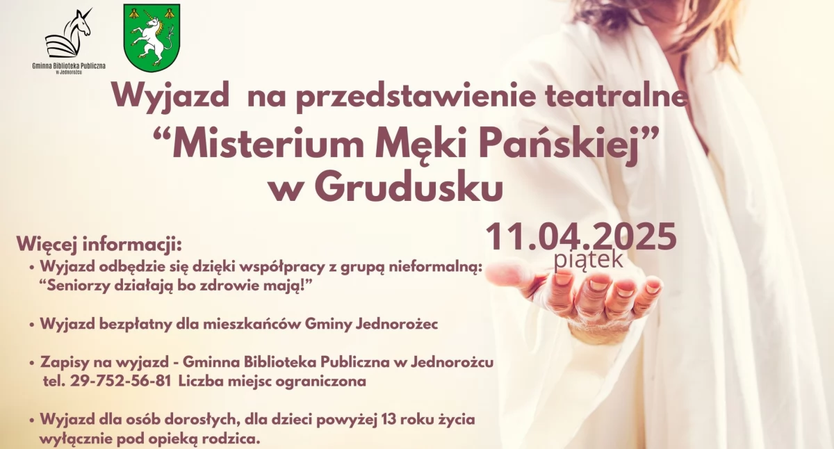 Teatr, Wyjazd przedstawienie Misterium Męki Pańskiej - zdjęcie, fotografia
