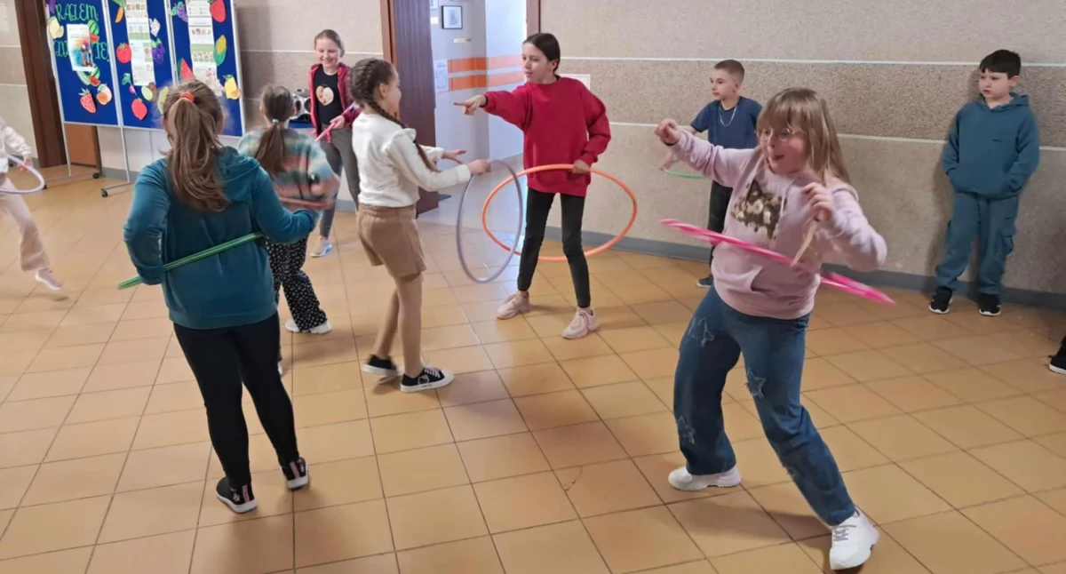 Szkoły podstawowe, Tydzień zdrowo sportowo Nowej Krępie - zdjęcie, fotografia