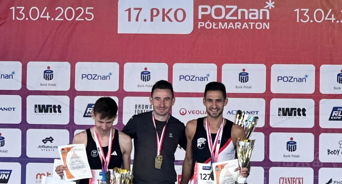 Biegi, miejsce Rafała Smolińskiego Mistrzostwach Polski Państwowej Straży Pożarnej Półmaratonie! - zdjęcie, fotografia