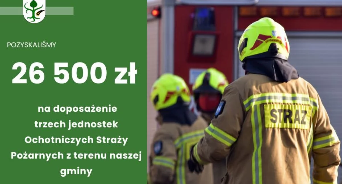 Burmistrz - Rada - Miasto, Kolejne środki doposażenie jednostek Gminy Chorzele - zdjęcie, fotografia