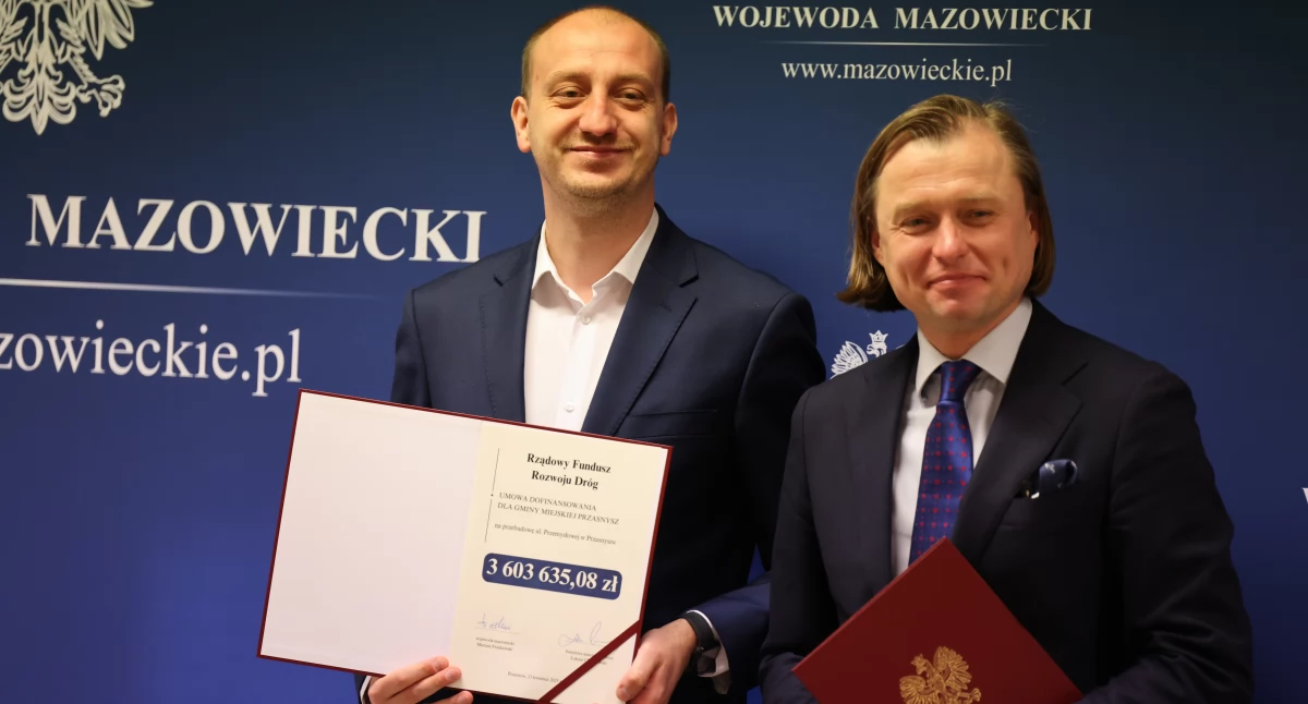 Burmistrz - Rada - Miasto, Ponad przebudowę Przemysłowej Przasnyszu - zdjęcie, fotografia