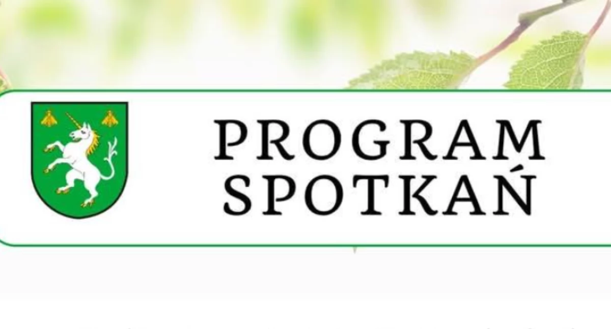 Samorządy Gminne, Jednorożec Program spotkań mieszkańcami - zdjęcie, fotografia