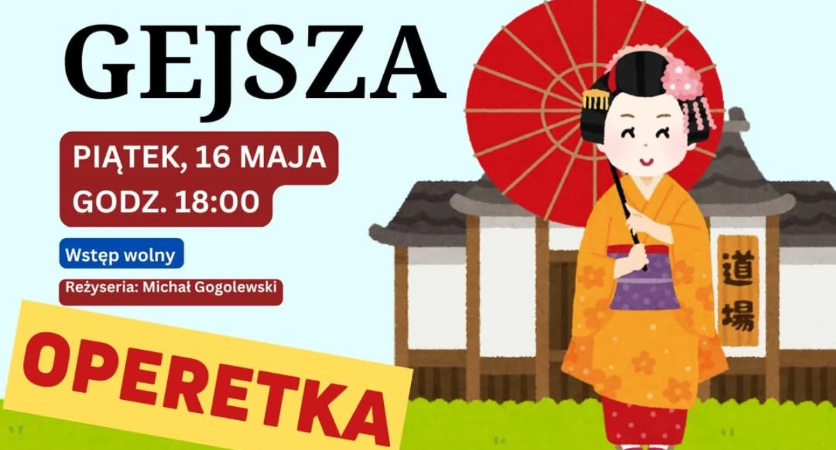 Teatr, Operetka Gejsza Bogatem - zdjęcie, fotografia