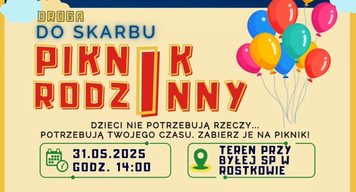 Festyny - Pikniki - Wydarzenia, Rodzinny Piknik Droga Skarbu Rostkowie - zdjęcie, fotografia