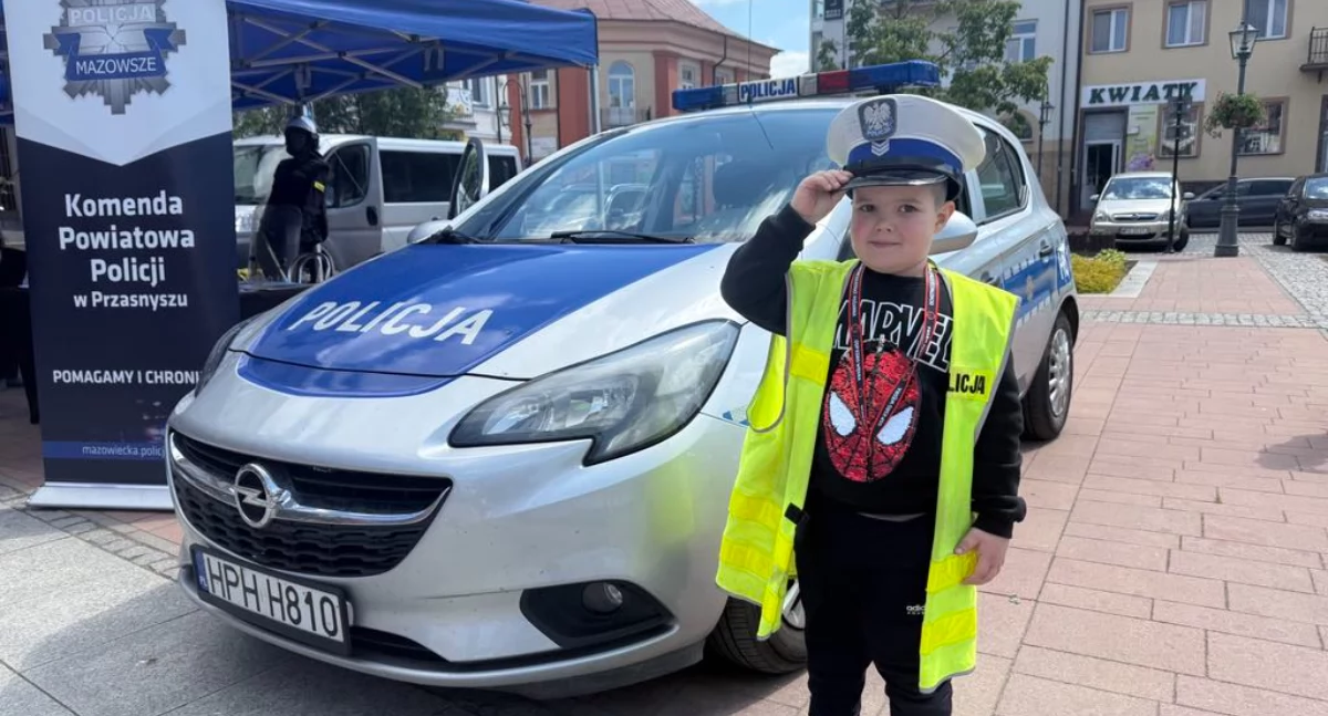 Komunikaty policji , Przasnyscy Policjanci Pikniku Charytatywnym - zdjęcie, fotografia