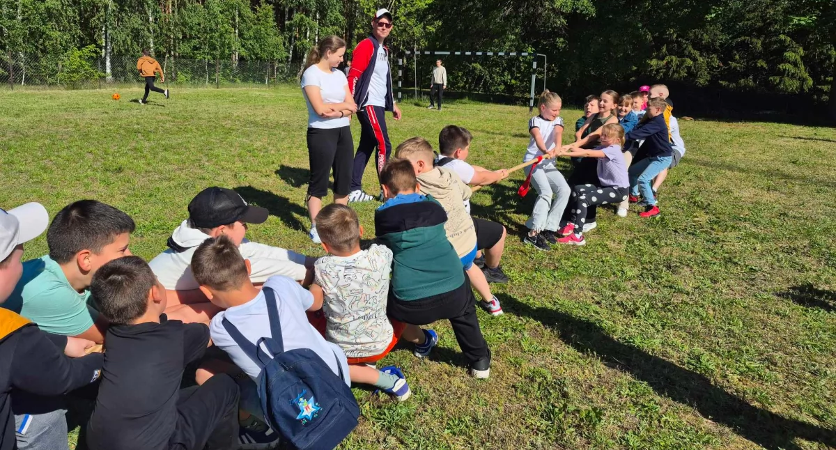 Szkoły podstawowe, Dzień Dziecka Szkole Podstawowej Nowej Krepie - zdjęcie, fotografia