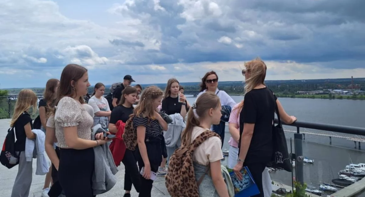 Szkoły podstawowe, Uczniowie Szkoły Podstawowej Nowej Krepie udali wycieczkę Płocka - zdjęcie, fotografia