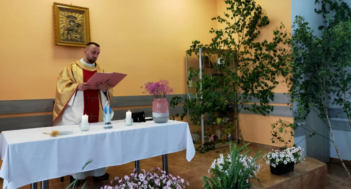 Święta i uroczystości , Poświęcenie Mchowie Bartnikach tradycja wiary pracy - zdjęcie, fotografia
