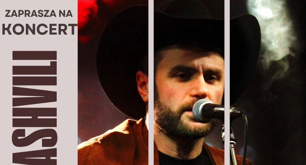 Koncerty, Koncert Shota Adamashvili autora tekstów piosenkarza muzyki country Gruzji - zdjęcie, fotografia