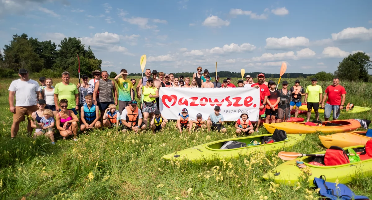 Styl Życia, Spływaj mazowieckimi rzekami udany kajakowy dzień Orzycu klubem Jednorożec może - zdjęcie, fotografia
