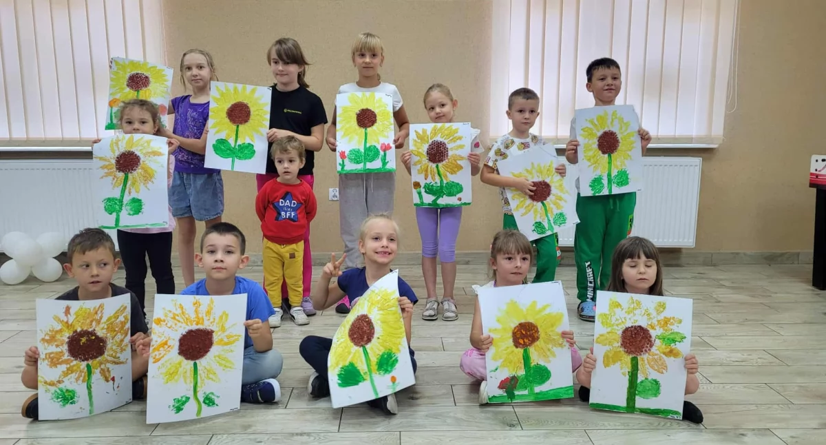 Warsztaty, Kreatywne zajęcia plastyczne Świetlicy Wiejskiej Wielodrożu - zdjęcie, fotografia