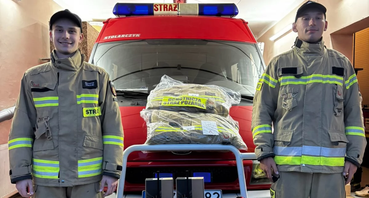 Pożary - Straż , Zarząd Lesznie zrealizował kolejne zakupy wyposażenia strażaków - zdjęcie, fotografia