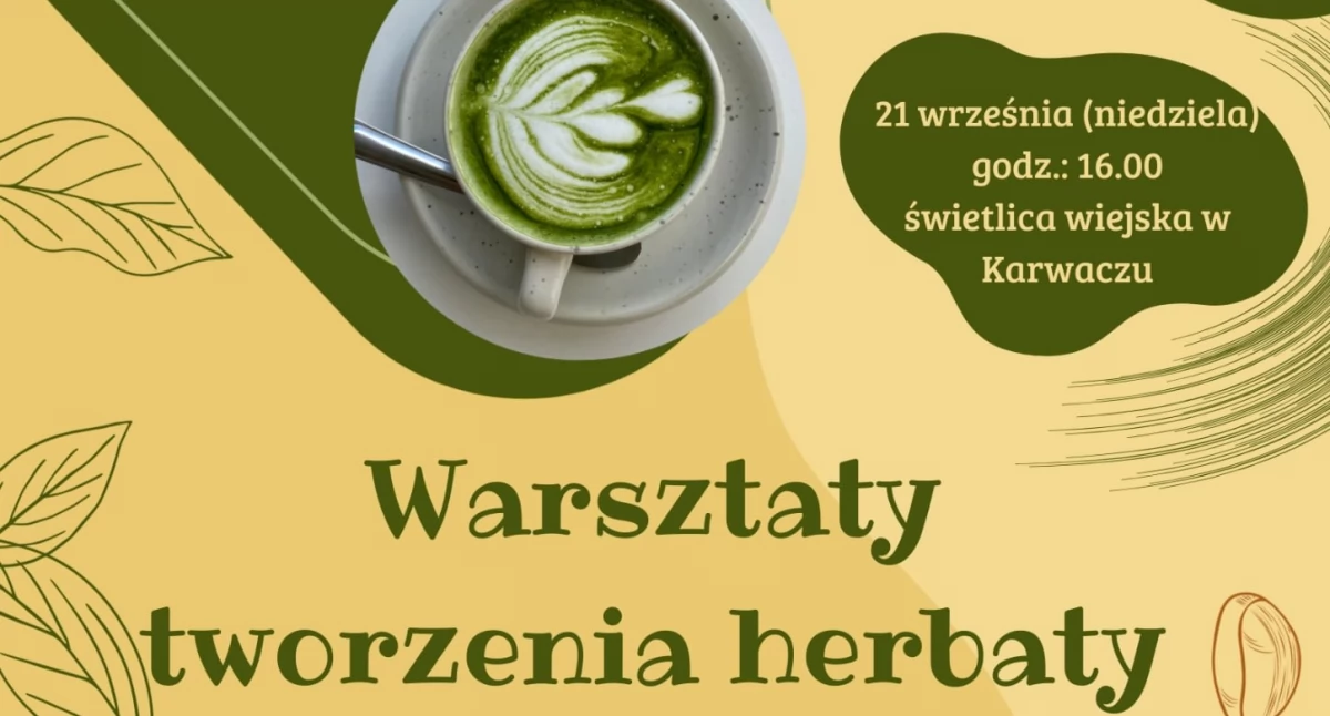Warsztaty, Warsztaty tworzenia herbaty Towarzystwem Przyjaciół Ziemi Przasnyskiej - zdjęcie, fotografia