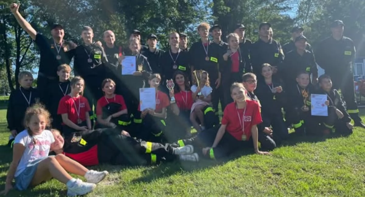 Sport Pożarniczy, Powiatowe Zawody Sportowo Pożarnicze wielki sukces naszych druhów - zdjęcie, fotografia