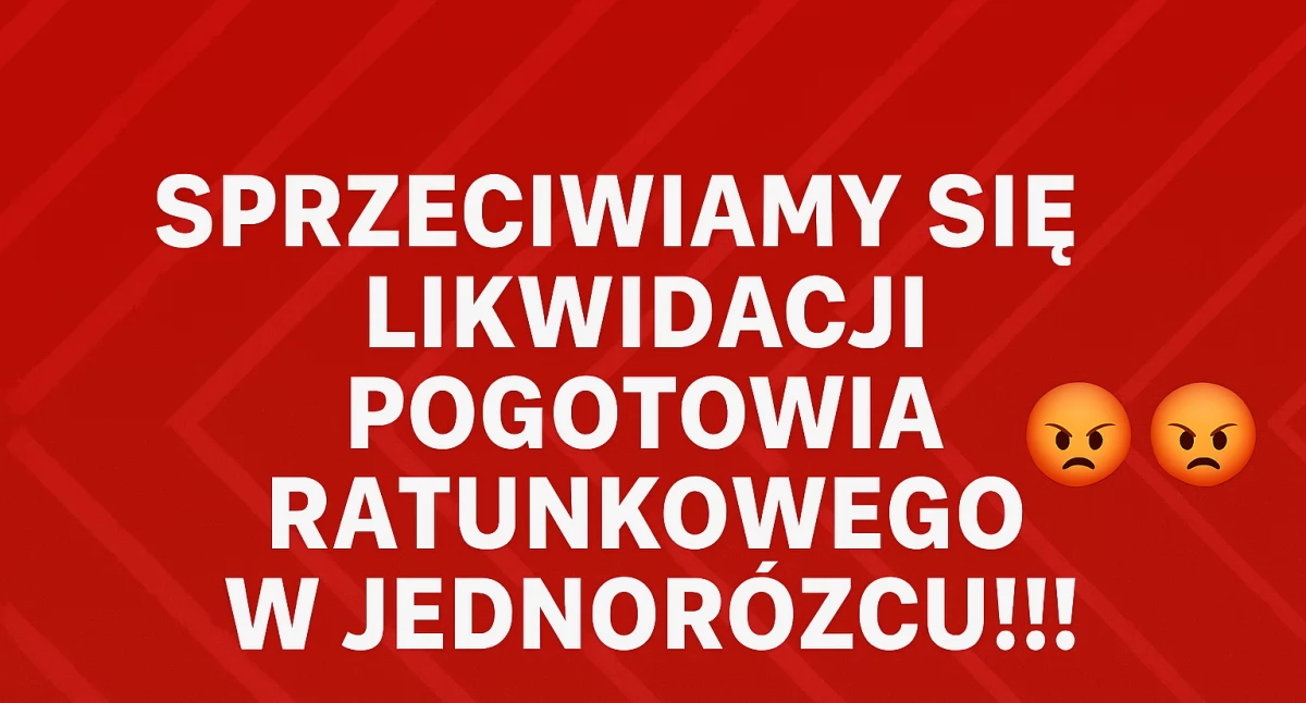 Starosta i Powiat, Jednorożec walczy pogotowie ratunkowe! - zdjęcie, fotografia