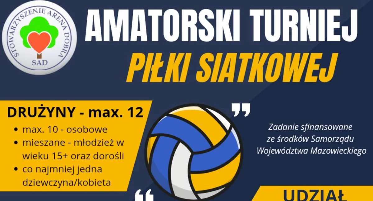 Siatkówka, Siatkarska pasja powraca zapraszamy Amatorski Turniej! - zdjęcie, fotografia