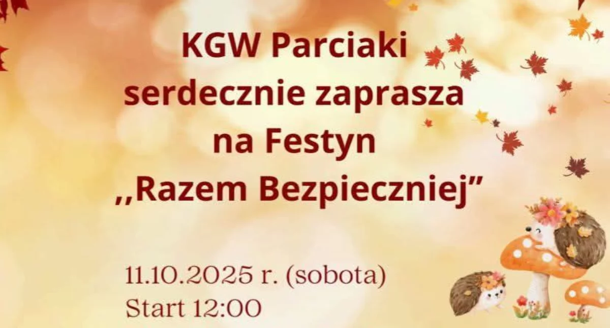 Festyny - Pikniki - Wydarzenia, Festyn „Razem Bezpieczniej” Parciakach dzień pełen atrakcji wspólnego działania! - zdjęcie, fotografia