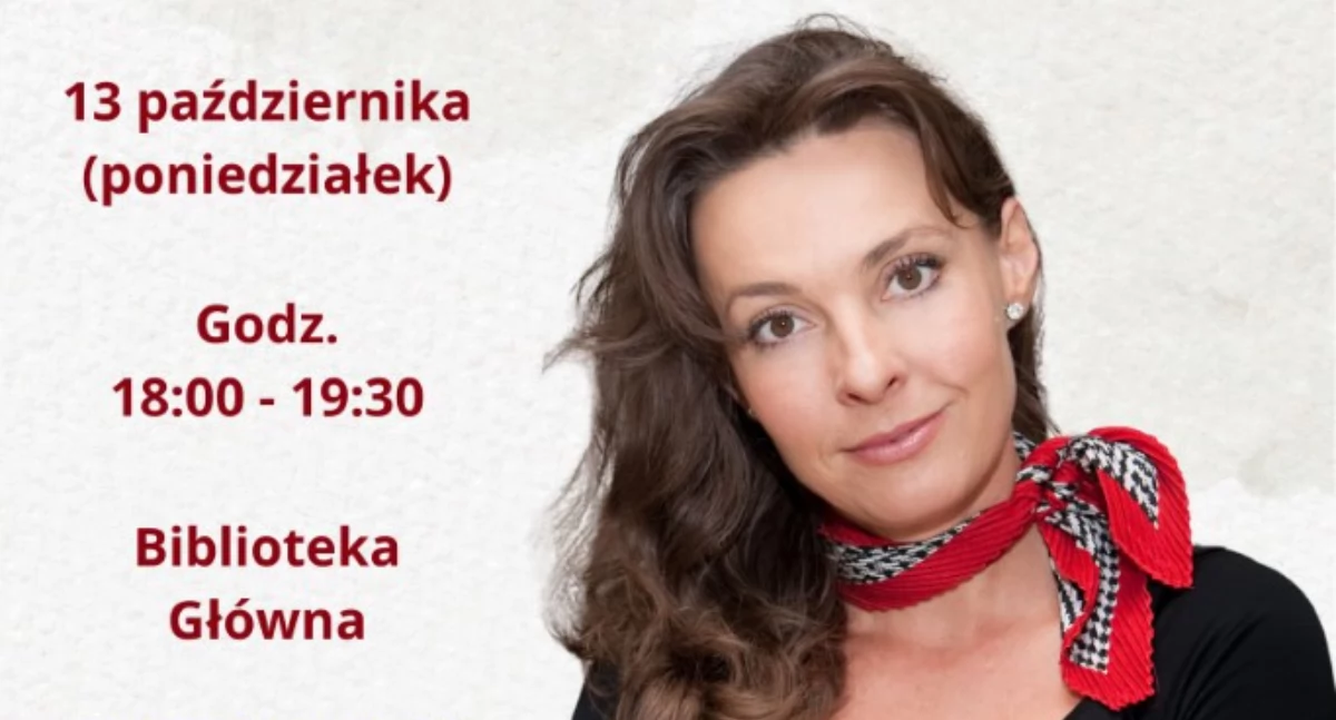 Książki - publikacje , Spotkanie Justyną Sieńczyłło Przasnyszu wyjątkowy wieczór Bibliotece - zdjęcie, fotografia