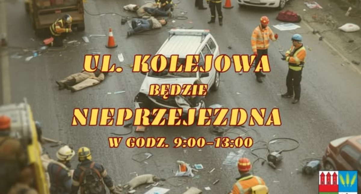Komunikaty, Ćwiczenia ratownicze „JESIEŃ–2025” Kolejowej ważna informacja mieszkańców - zdjęcie, fotografia