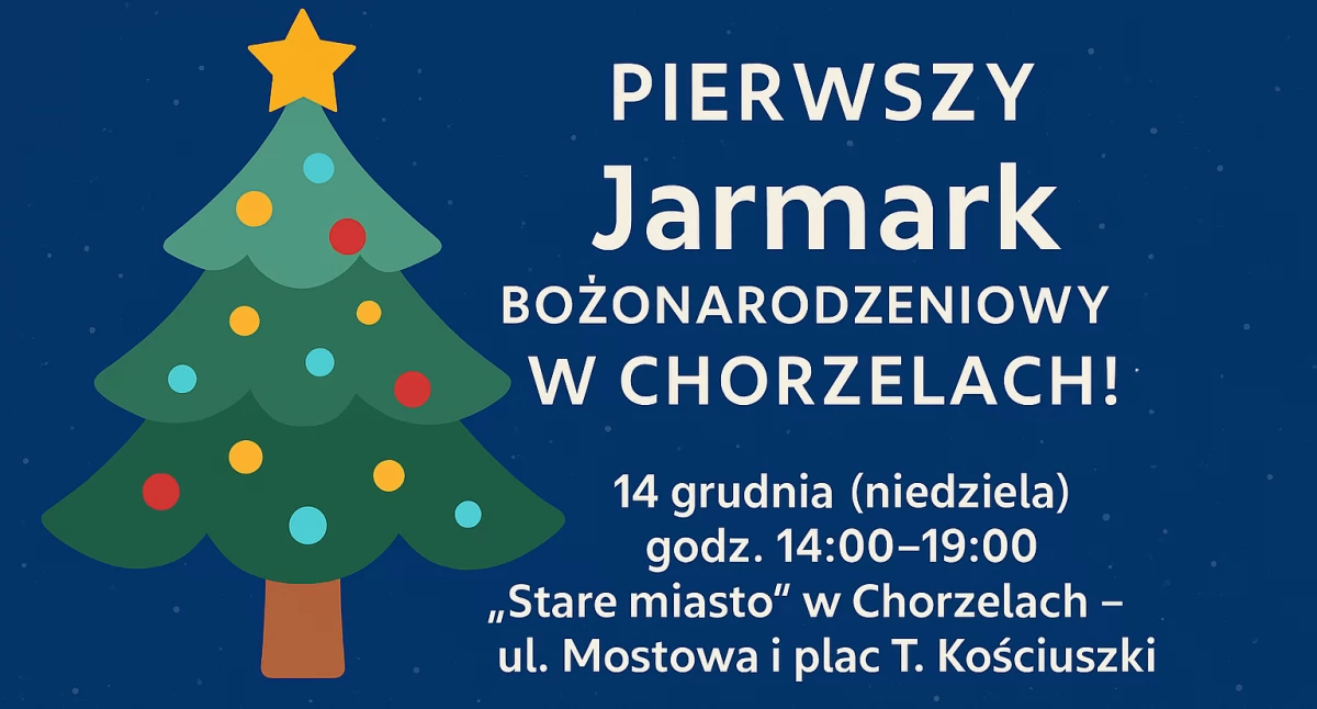 Festyny - Pikniki - Wydarzenia, Magia świąt pierwszy Chorzelach nadchodzi Jarmark Bożonarodzeniowy - zdjęcie, fotografia