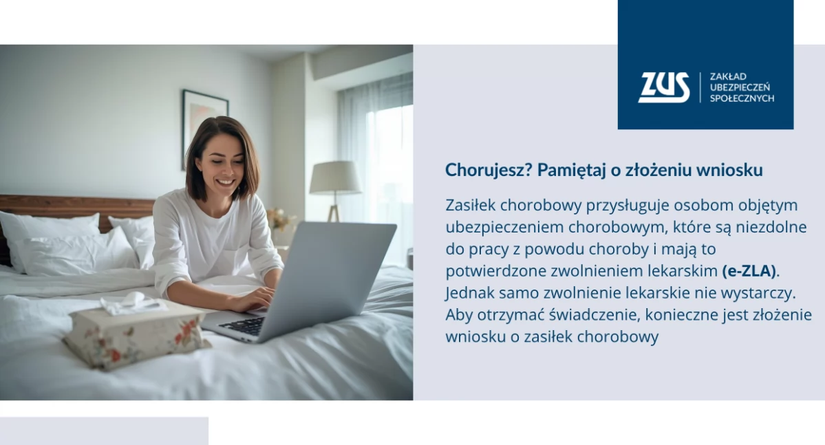 Informacje US ZUS PUP, wystarczy zwolnienie Chorobowe tylko wniosek - zdjęcie, fotografia