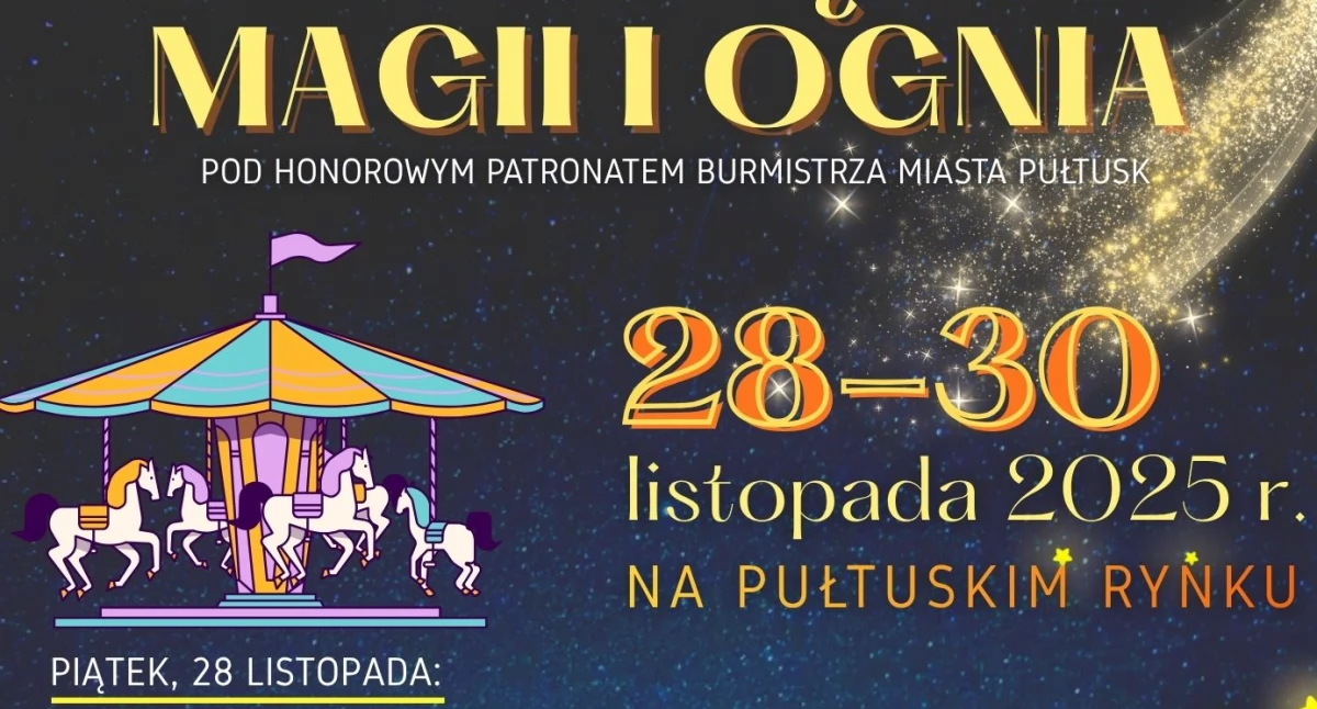 Festyny - Pikniki - Wydarzenia, Pułtuska Magii Ognia czarów światła niezapomnianych emocji - zdjęcie, fotografia