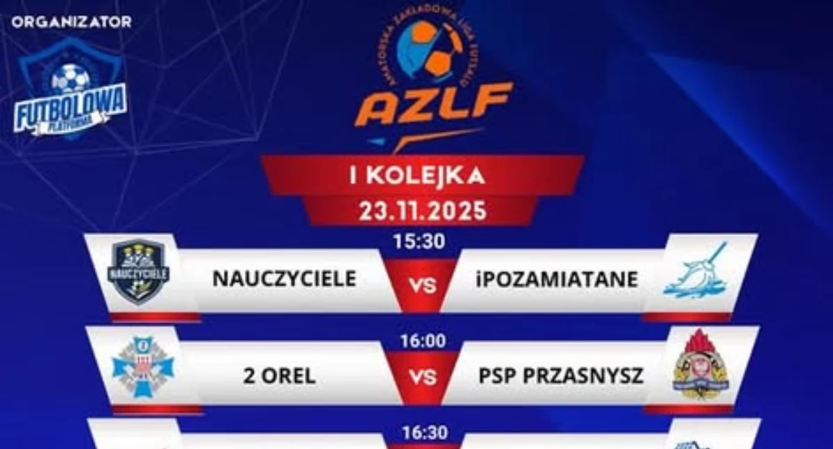 Piłka nożna, Amatorska Zakładowa Futsalu startuje Przasnyszu! - zdjęcie, fotografia