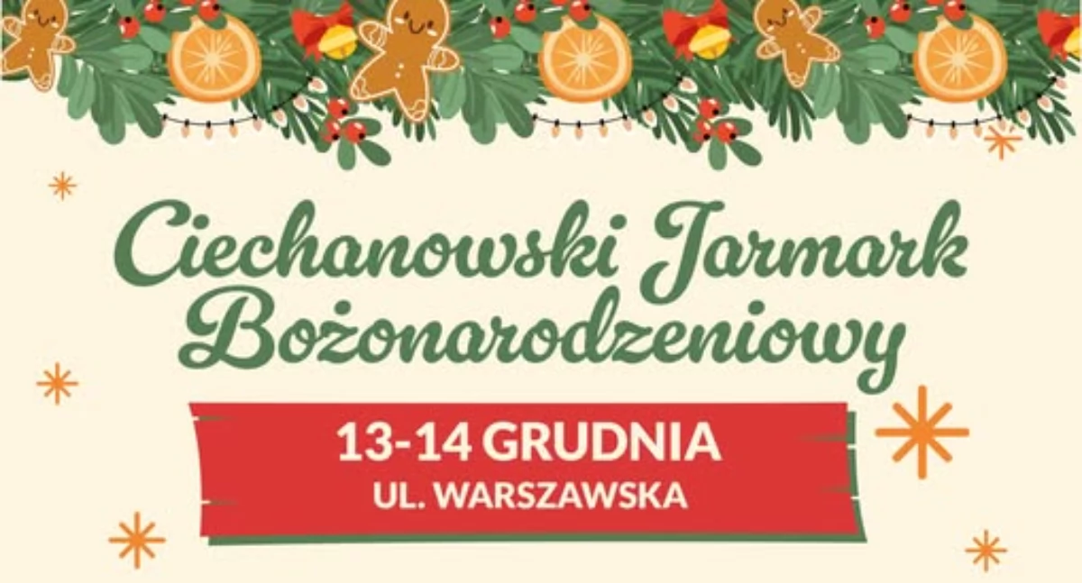 Festyny - Pikniki - Wydarzenia, Ciechanowski Jarmark Bożonarodzeniowy magia świąt Warszawskiej - zdjęcie, fotografia