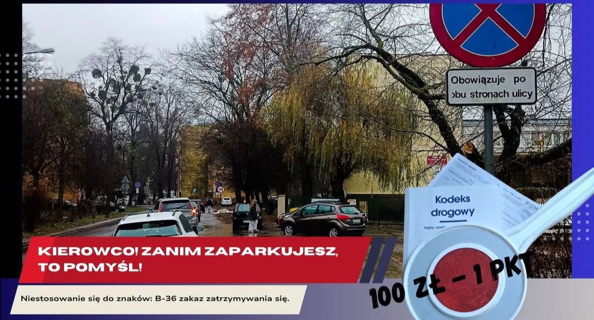 Komunikaty policji , Policja apeluje prawidłowe parkowanie - zdjęcie, fotografia