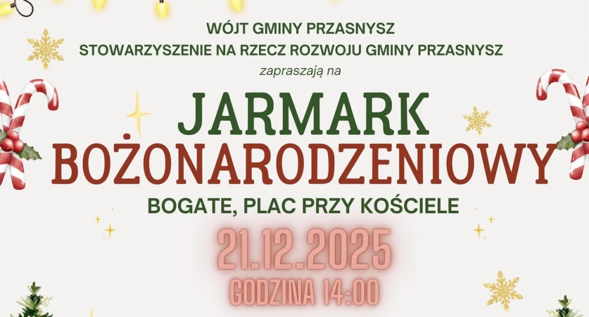 Festyny - Pikniki - Wydarzenia, Jarmark Bożonarodzeniowy Bogatem grudnia! - zdjęcie, fotografia