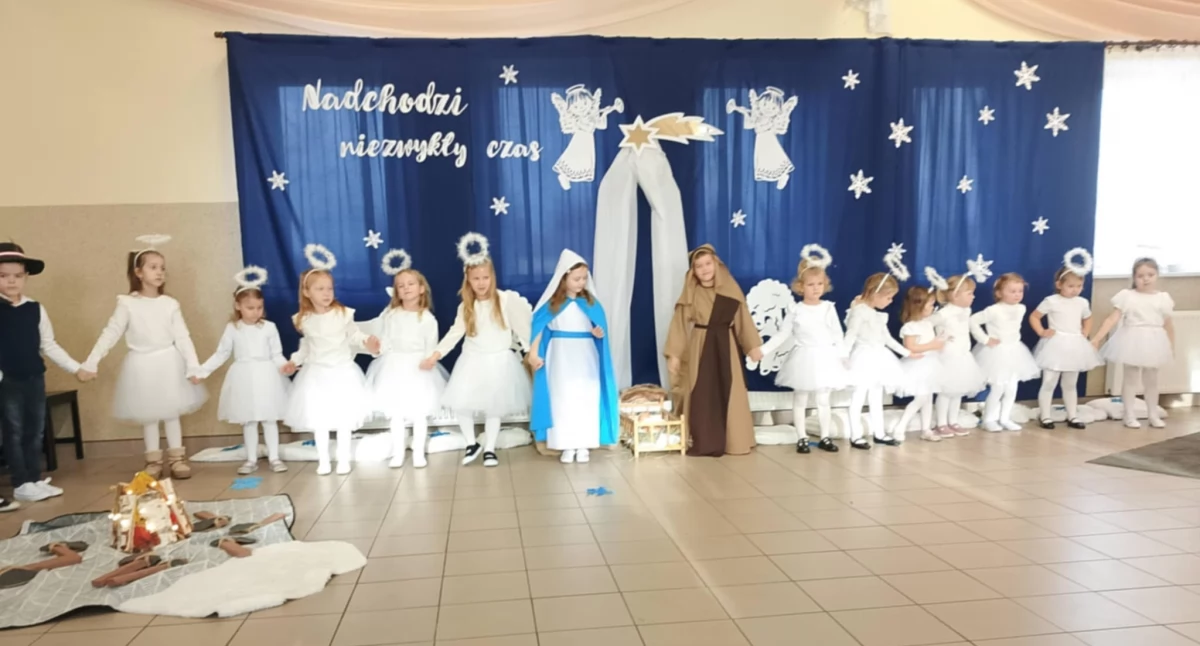 Przedszkola i Żłobki, Jasełka bożonarodzeniowe Starej Krępie - zdjęcie, fotografia