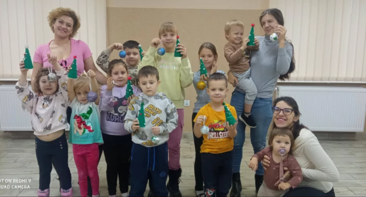 Warsztaty, Świąteczna atmosfera świetlicy wiejskiej Wielodrożu - zdjęcie, fotografia